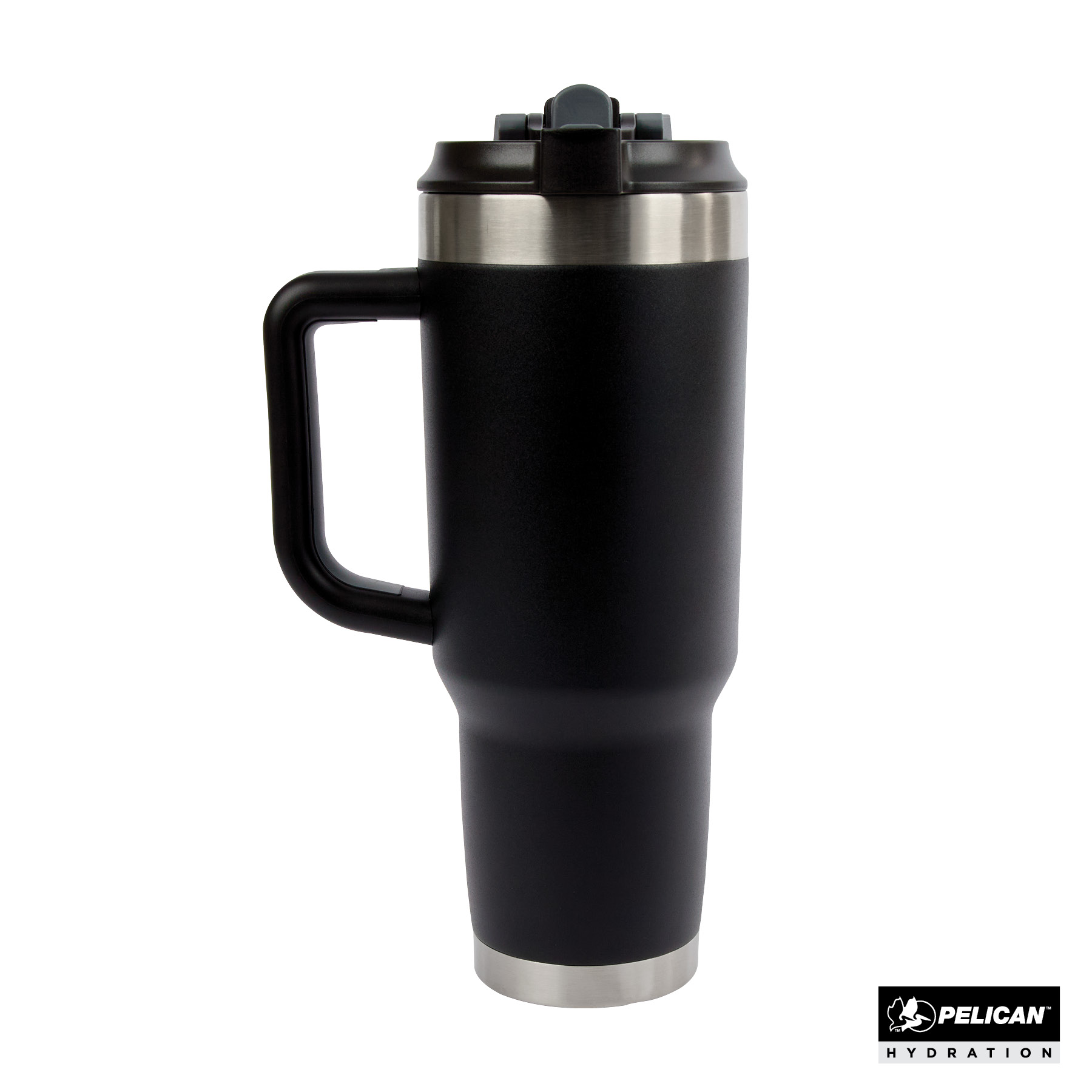 Pelican Porter™ Dual 40 oz. Dual Lid, Recycled Double Wall Stainless Steel Travel Tumbler 68