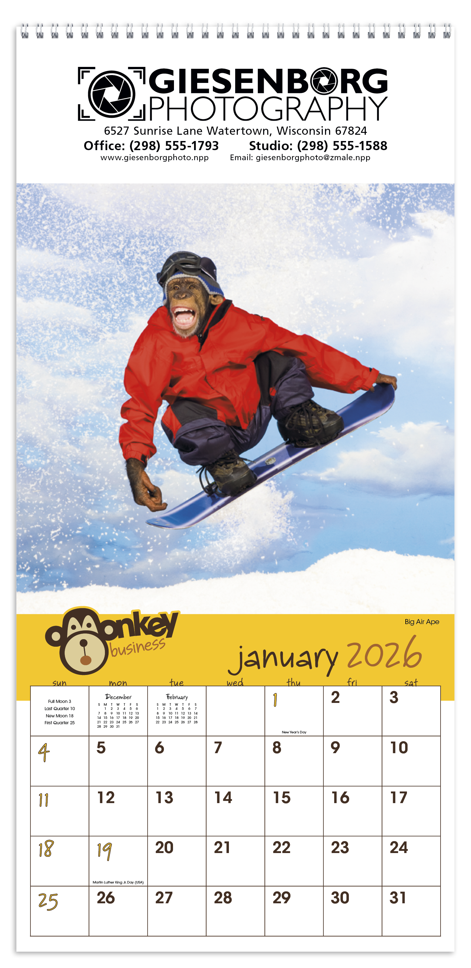 Triumph® Calendars Monkey Business Calendar 30