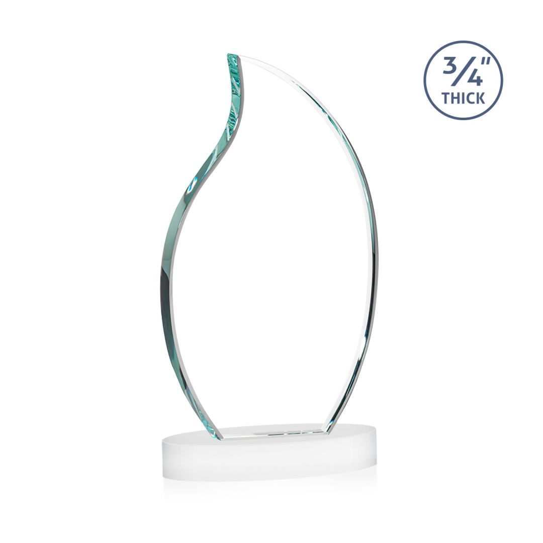 Croydon Flame Award on Alberton Base - White 9