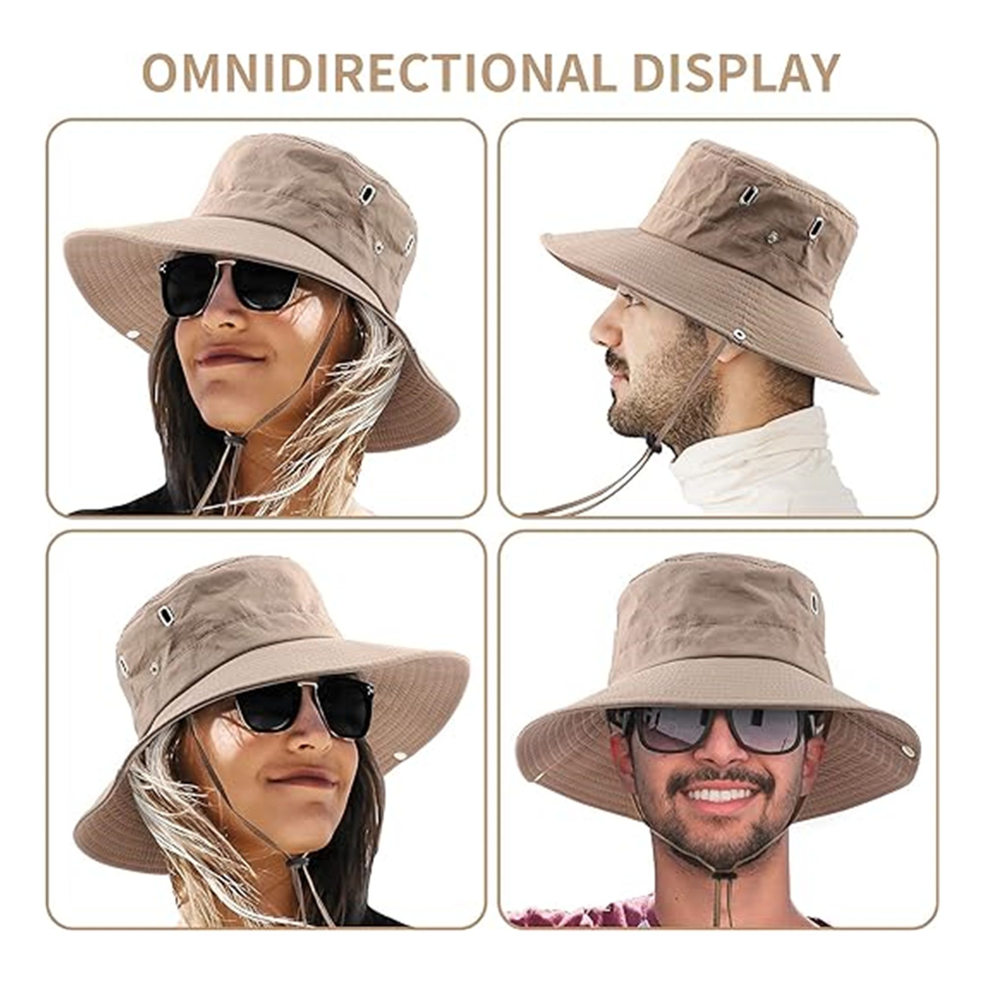 UPF50+ Sun Hats With UV Protection 2