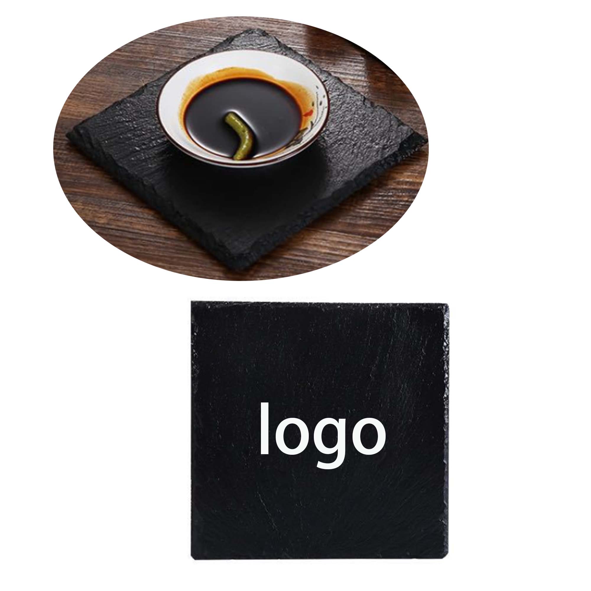 4-in Black Rock Coaster 2