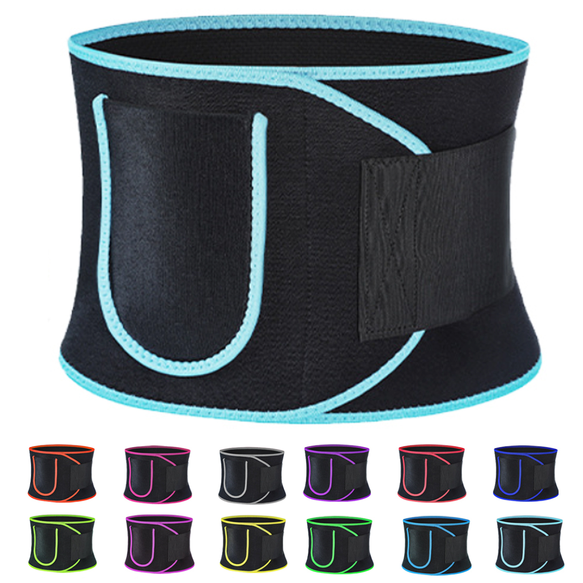 Adjustable Yoga Waist Trimmer Belt 9