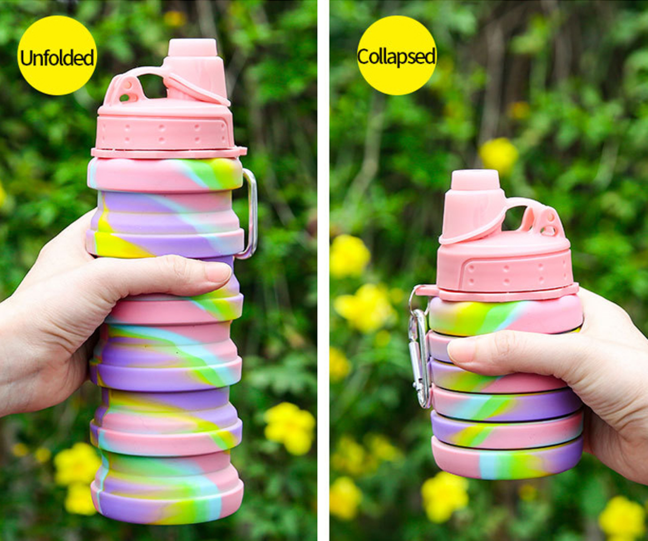 Collapsible Travel Water Bottle 17oz 5