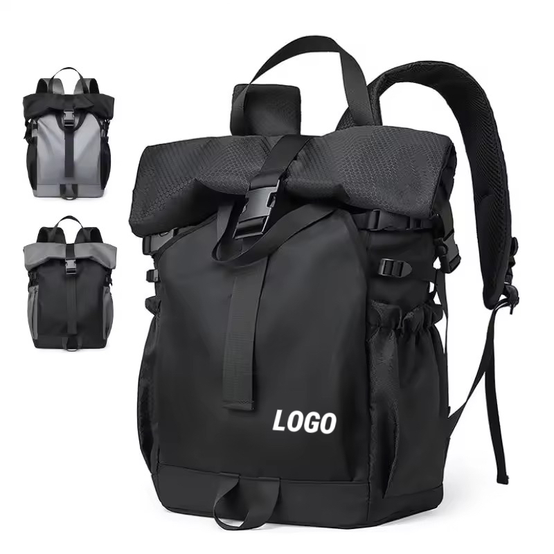 MOQ 10 pcs Rolltop Waterproof Laptop Backpack 3