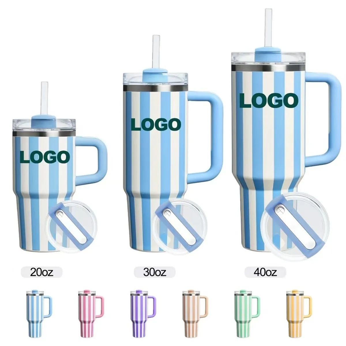 Quencher H2.0 FlowState Vacuum Mug With Straw-30 OZ