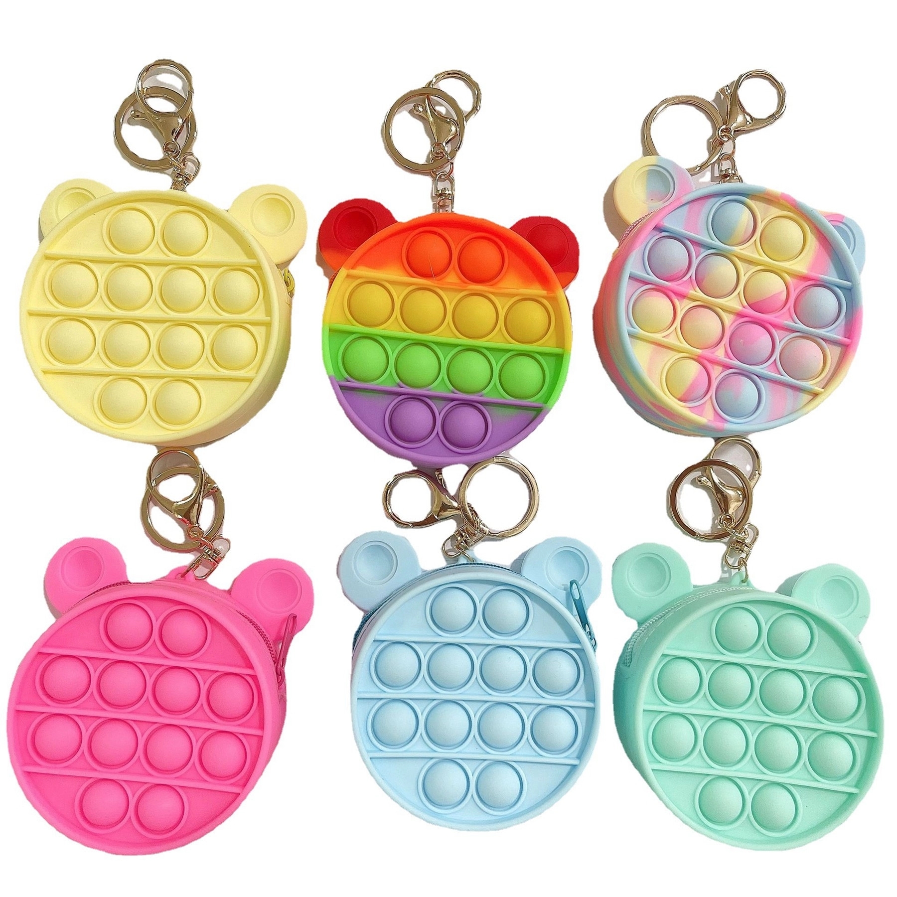Push Bubble Fidget Coin Wallet 1