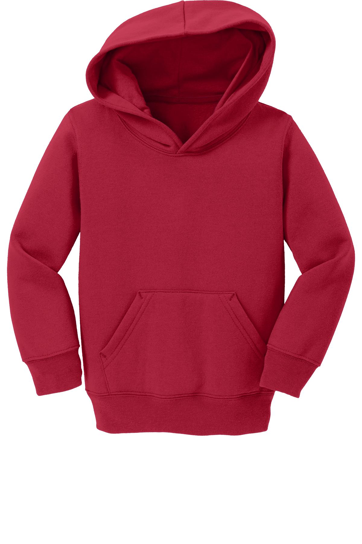 Port & Co Toddler Core Fleece Pullover Hooded Sweatshirt. CAR78TH 39
