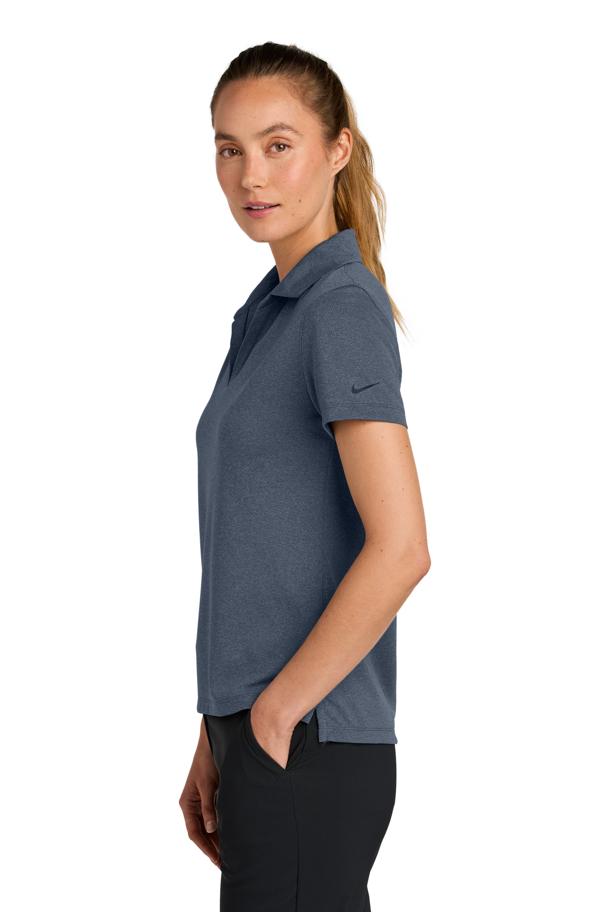 Nike Women's Dri-FIT Smooth Heather Polo NKFQ4793 10