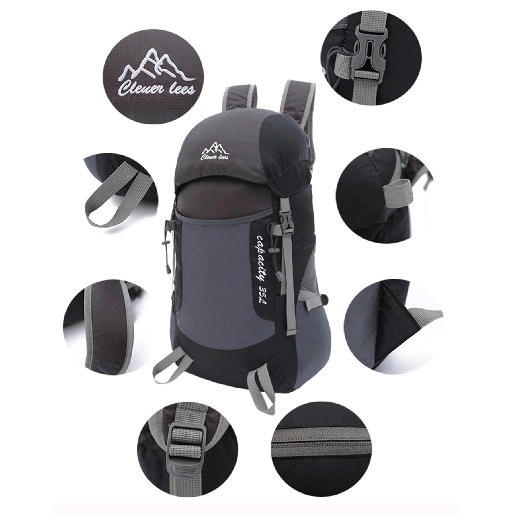 Lightweight Packable Travel Hiking Backpack Daypack 5