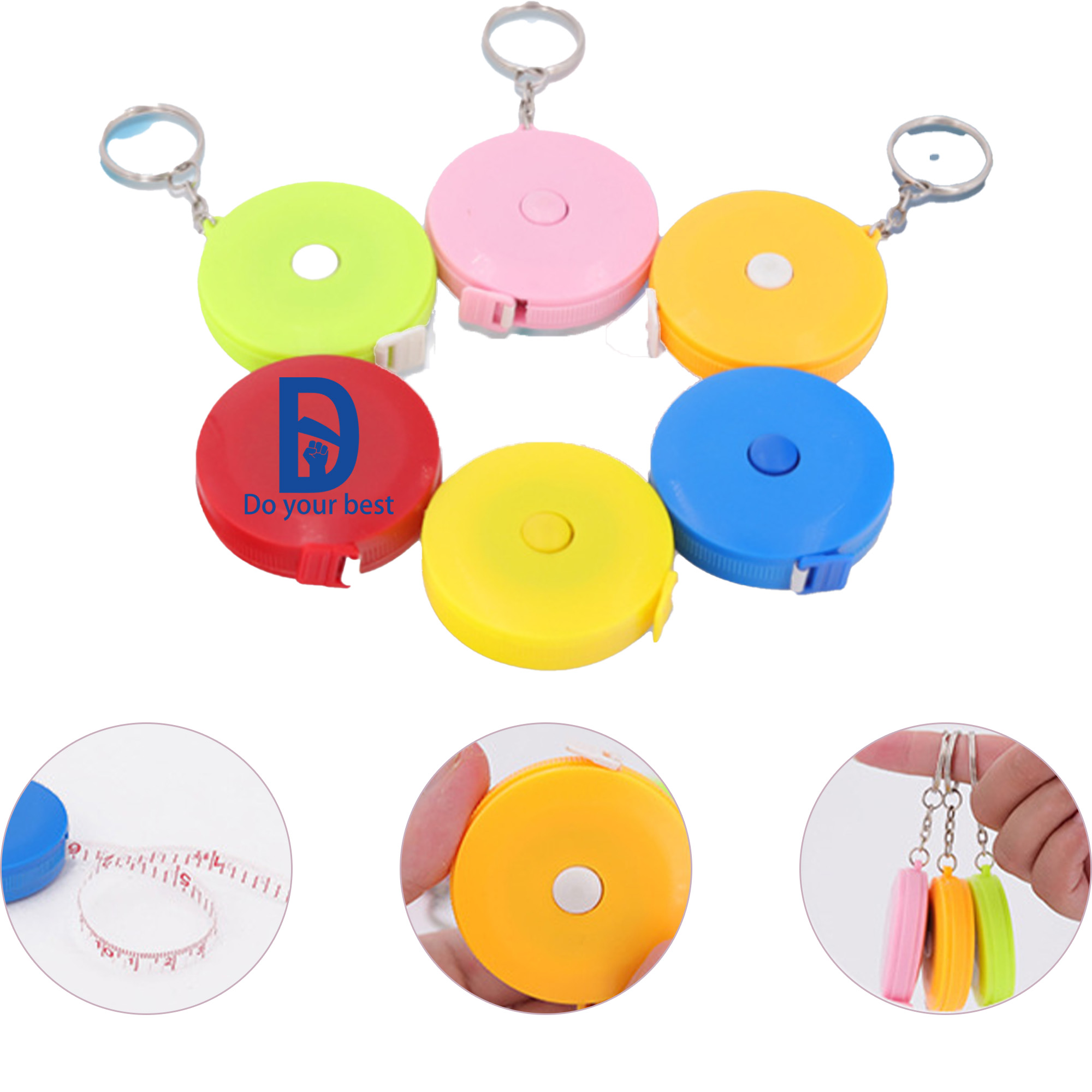 Easy to Read Quick Lock Measurement Tape with Ruler 2