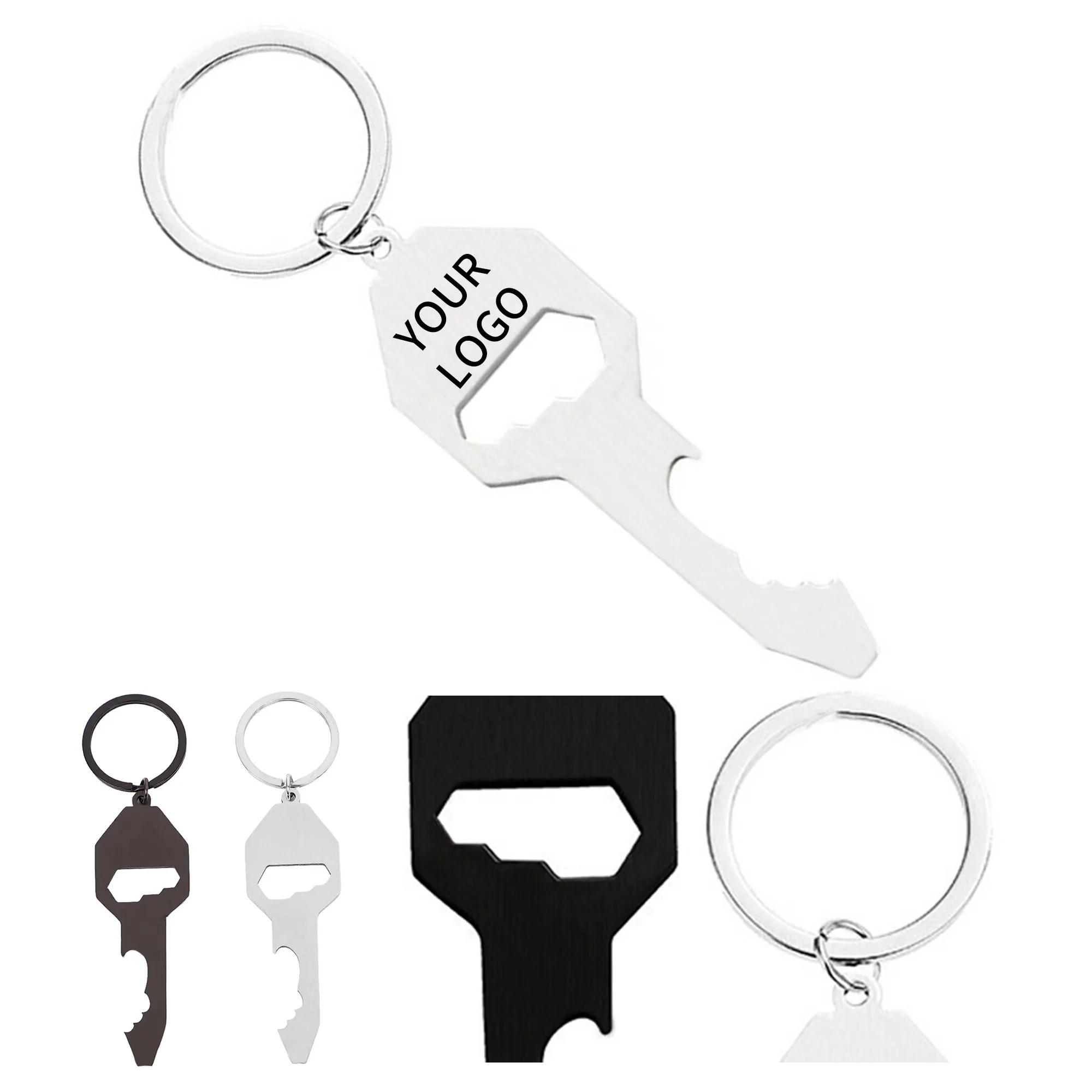 Stainless Steel Bottle Opener Keychain 1