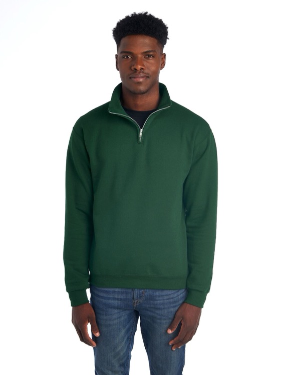 JERZEES NuBlend® Unisex Quarter-Zip Cadet Collar Sweatshirt 1