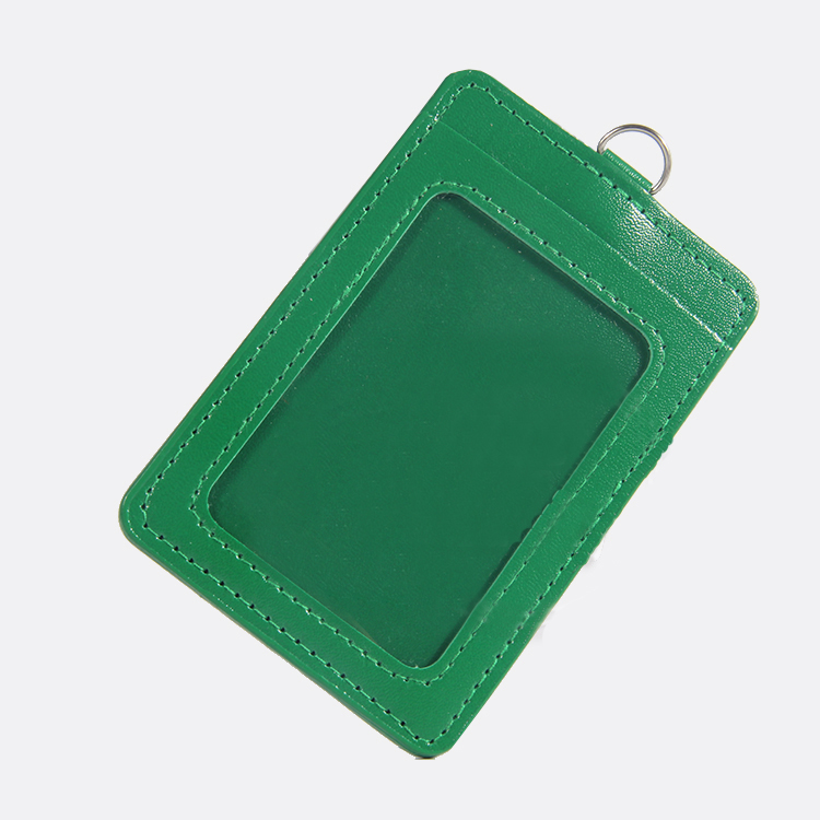 PU Leather ID Badge Holder 2
