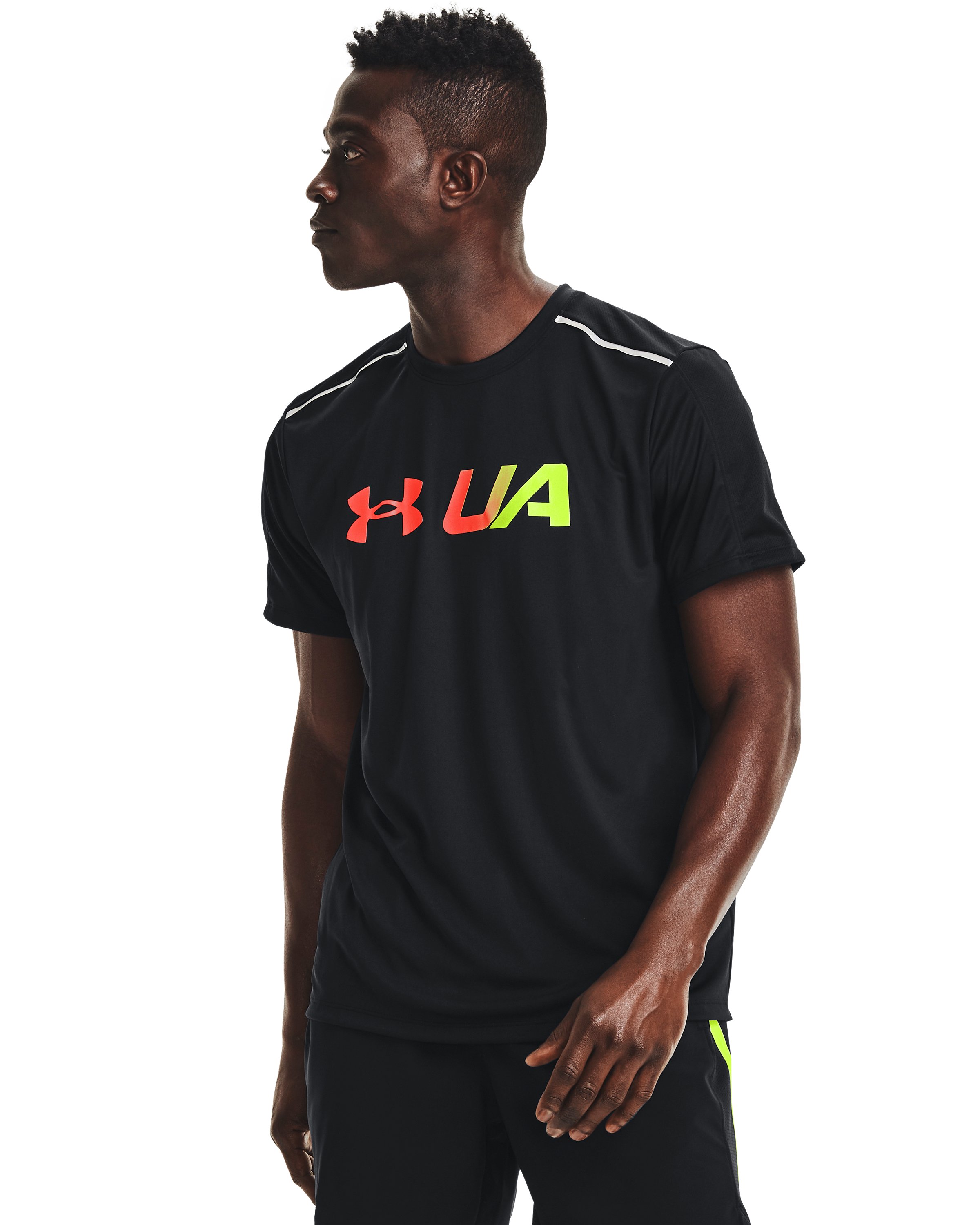 UA Run Graphic Print Fill Men's Short Sleeve 2