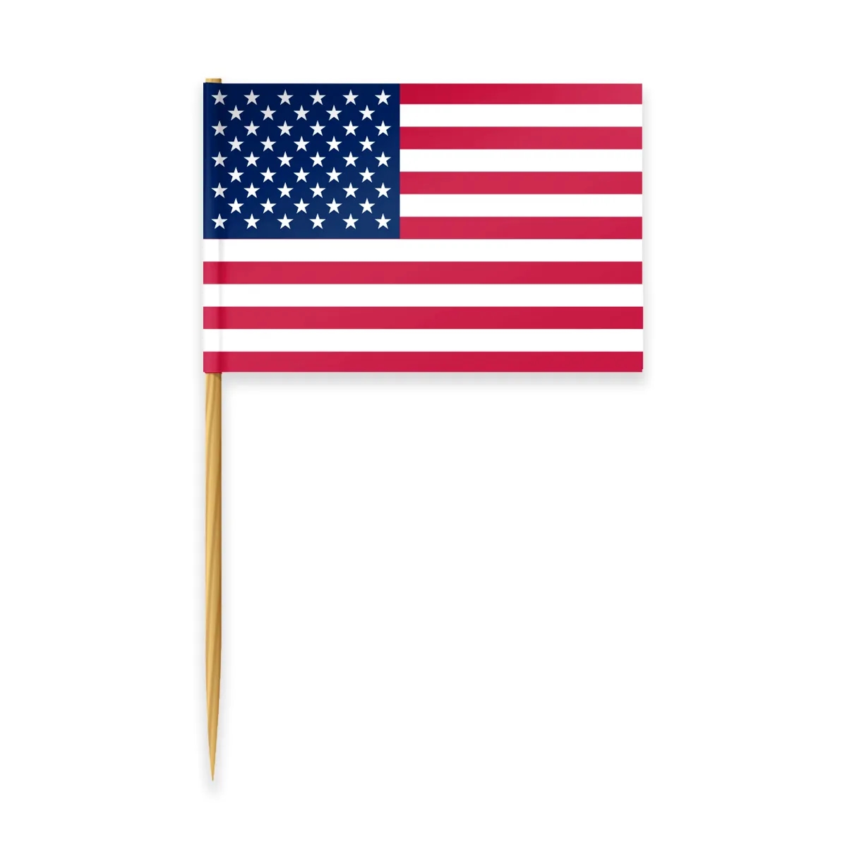 USA Toothpick Flag with a 2.75" Toothpick 2