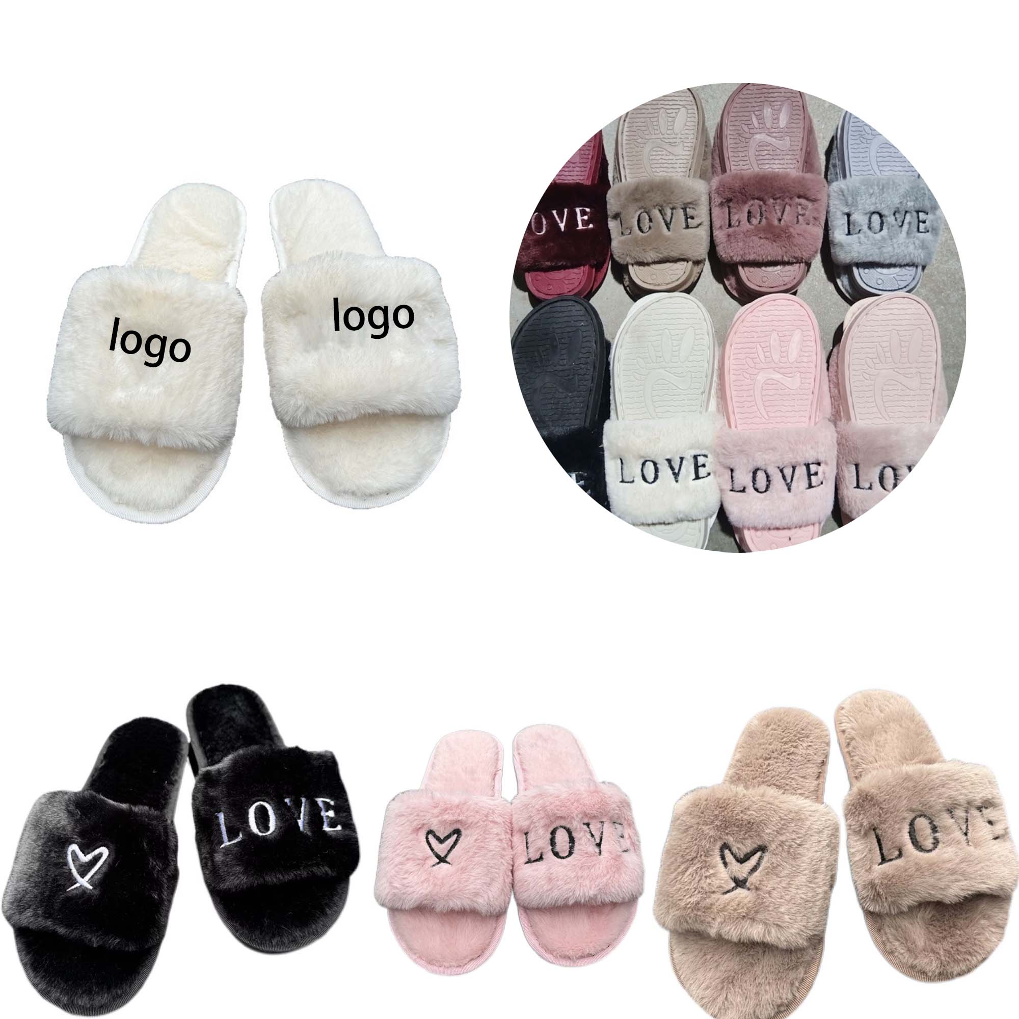 MOQ 50 pcs Winter Home Slippers 4