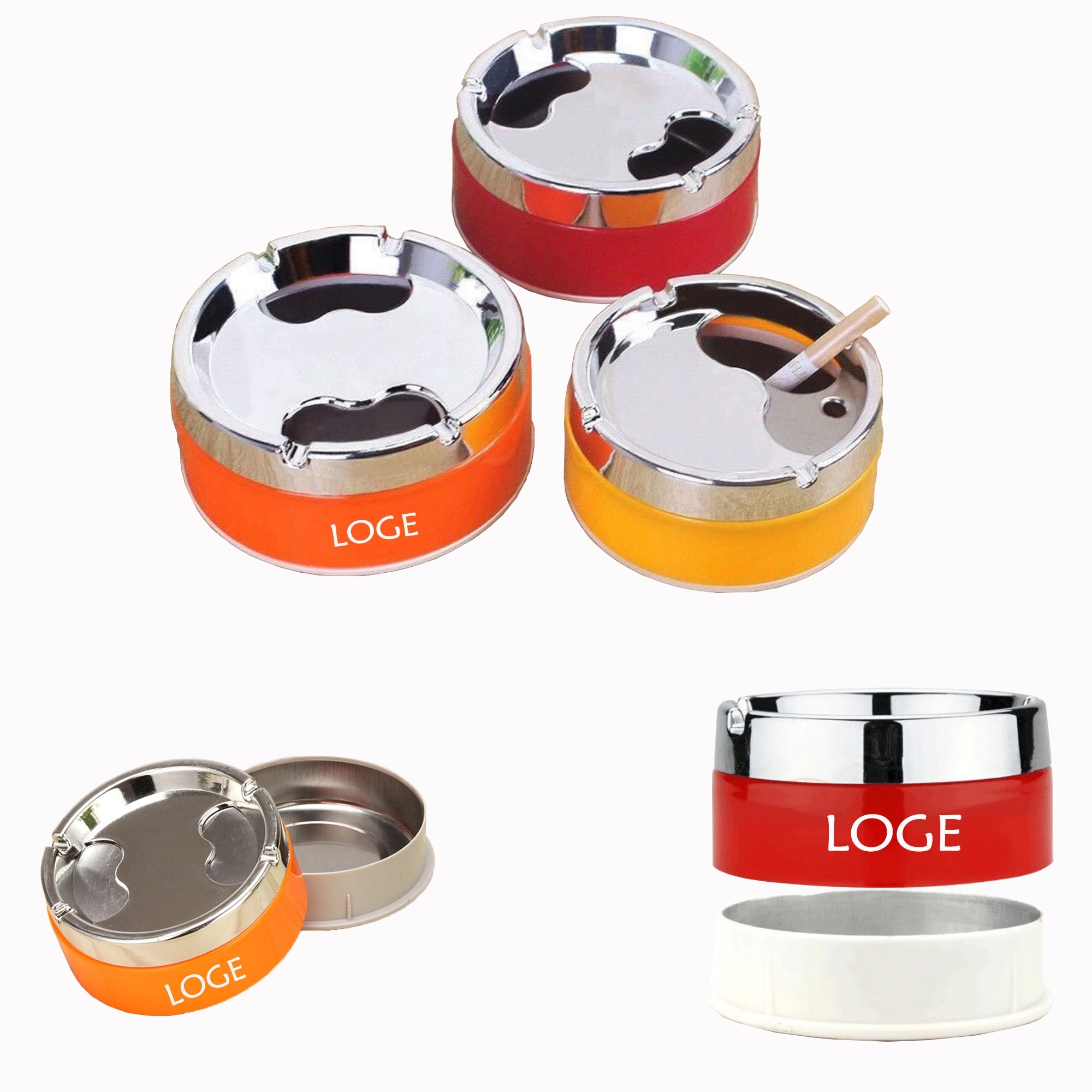 Stainless Steel Ashtrays  MOQ 50pcs 3