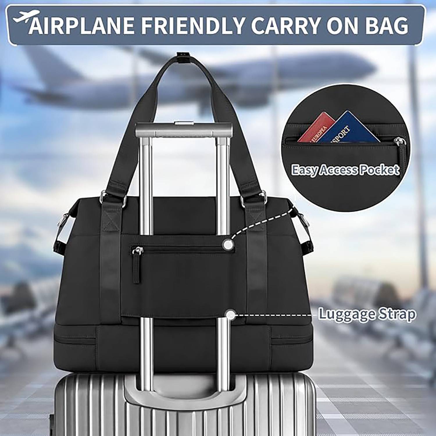 Large capacity travel bag 10