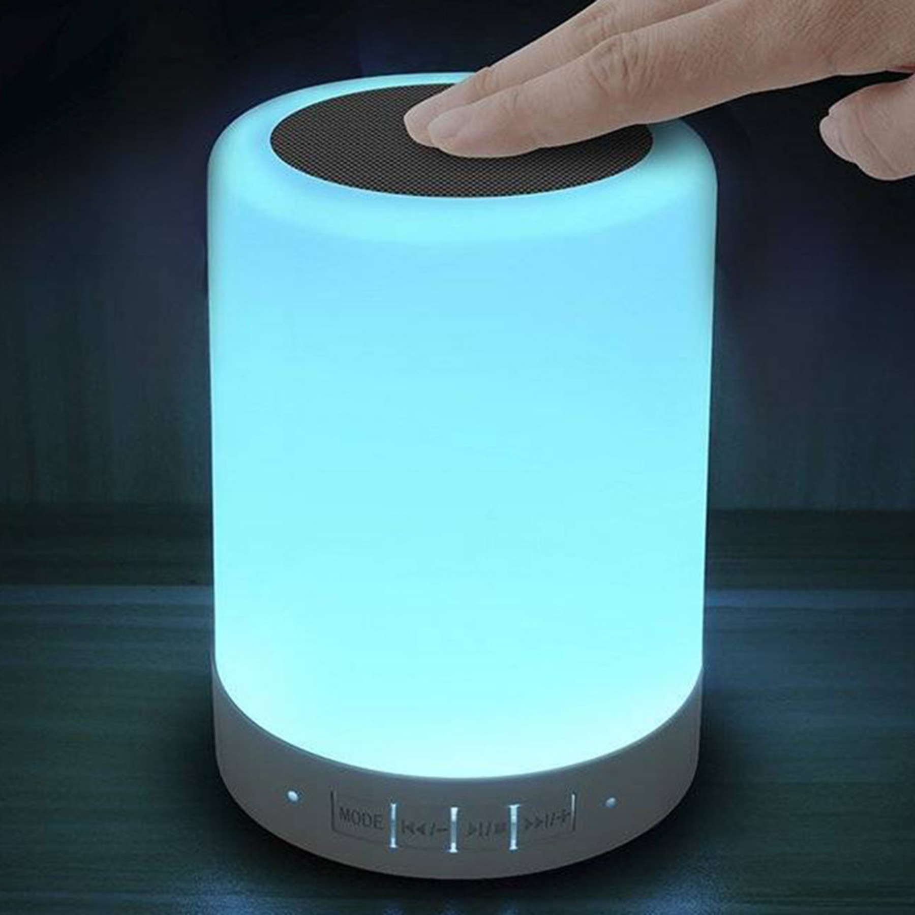 Touch Bedside Night Light With Bluetooth Speaker 2