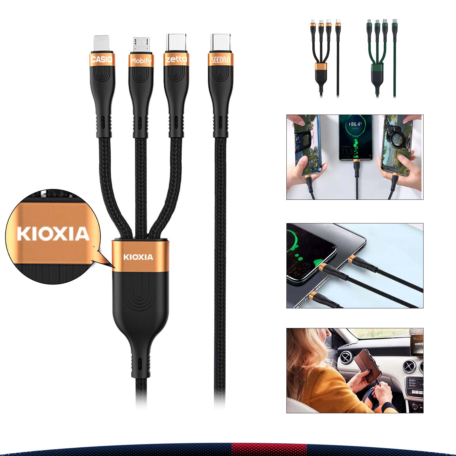 Carbry 3in1 Charging Cable 3