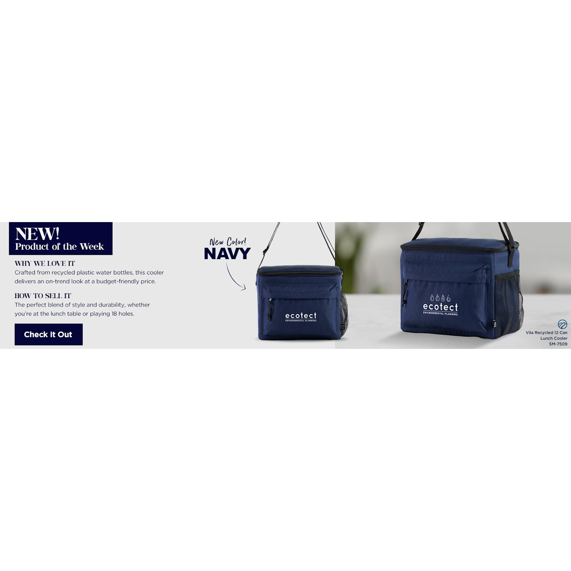 Vila Recycled 12 Can Lunch Cooler 30