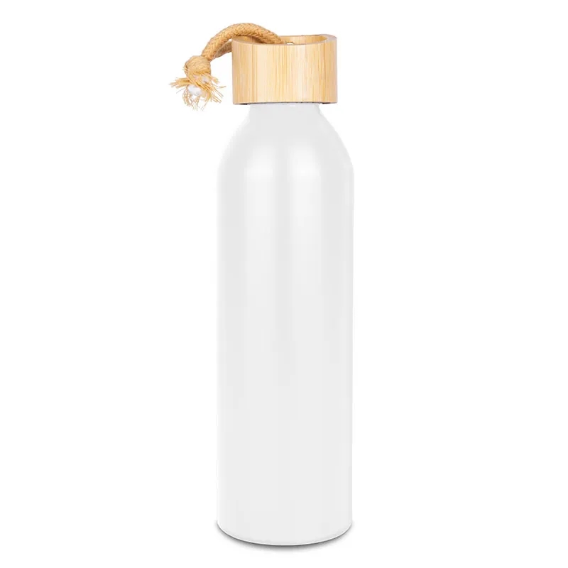 Meriden Sustainable Aluminum Bottle with Bamboo Lid &Cotton 15