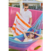Good Vibes Cabana Stripe Beach Towel 30