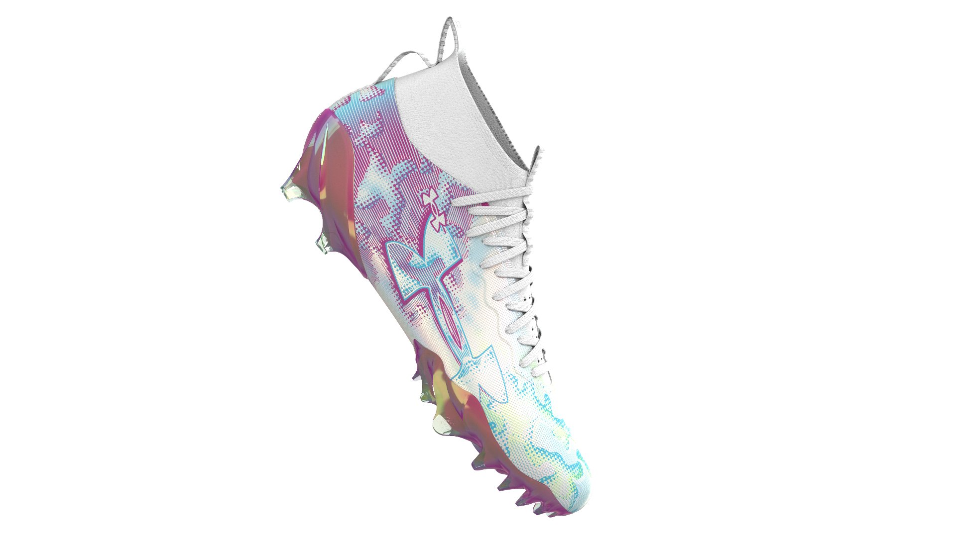 UA Blur Pro High Lax Unisex Lacrosse Cleats 2