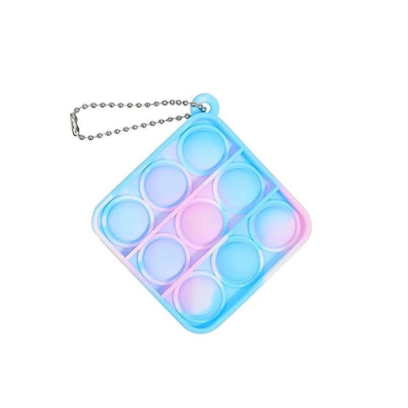 Square Push Pop Key Chain 3