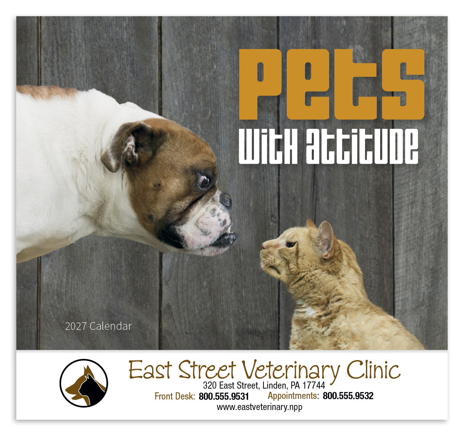 Good Value™ Pets with Attitude - Stapled Calendar 39