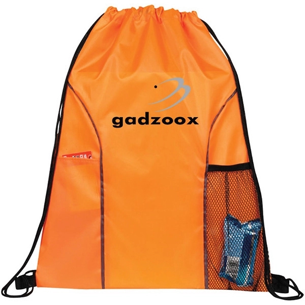 Vernon Dual Pocket Drawstring Bag 7