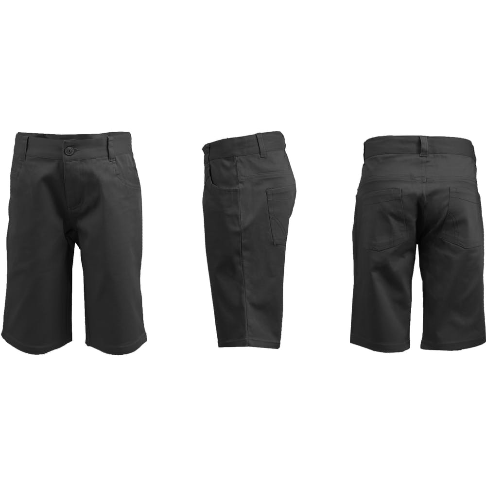 Junior Girls' Uniform Shorts - Size 5/6 Black 2