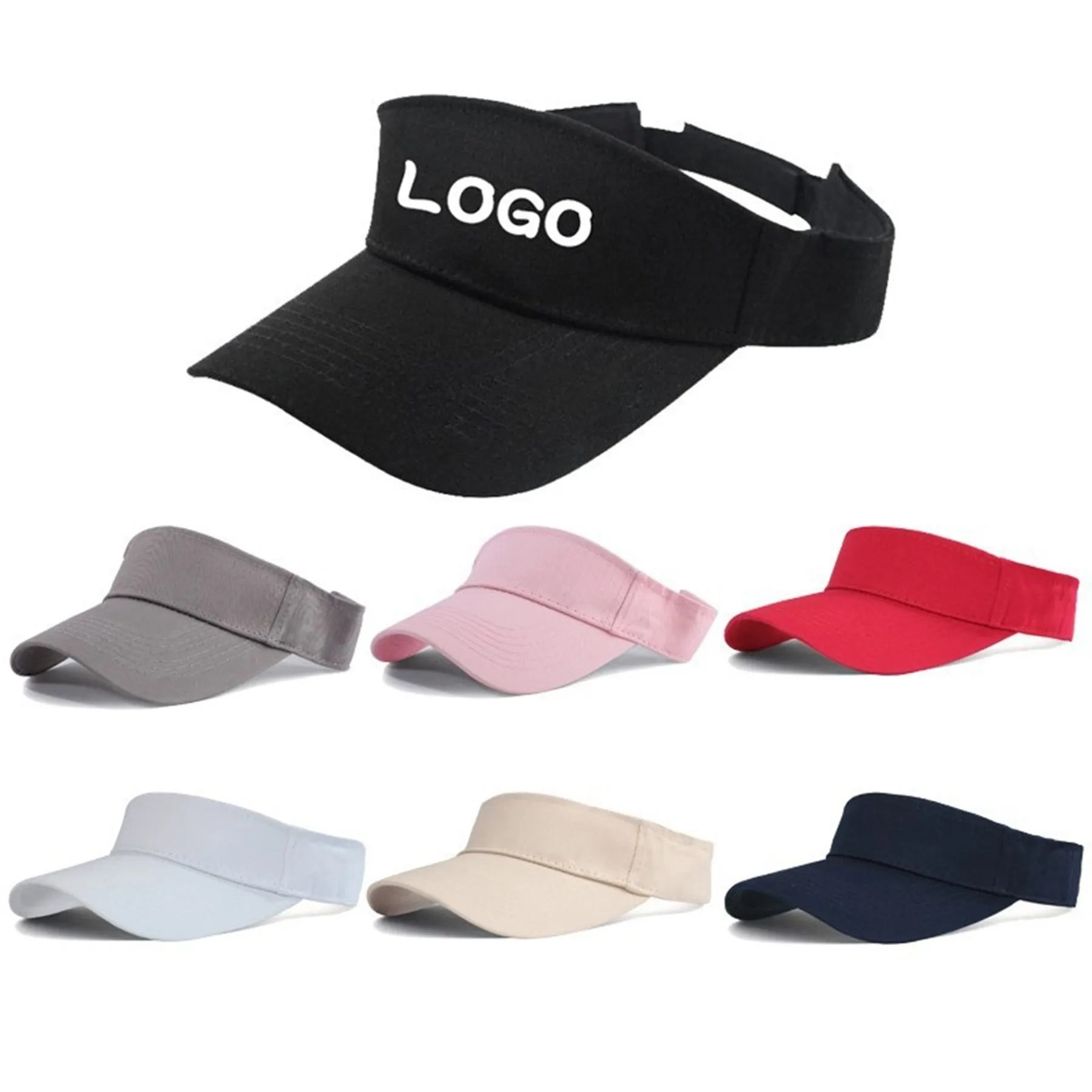 Cotton Sun Sport Visor Cap 3