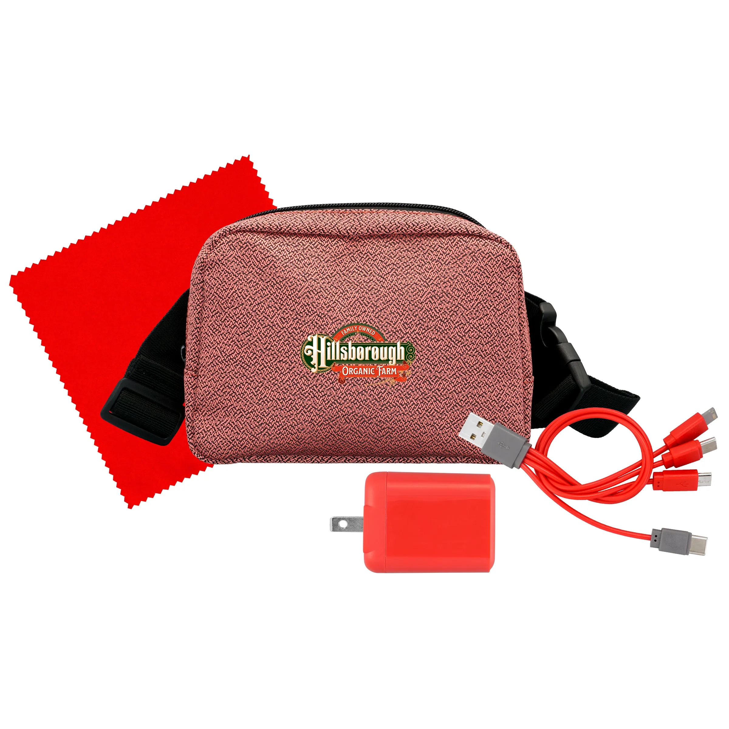 Speck Fast Charger, Cable & Cloth Fanny Pack Set 13
