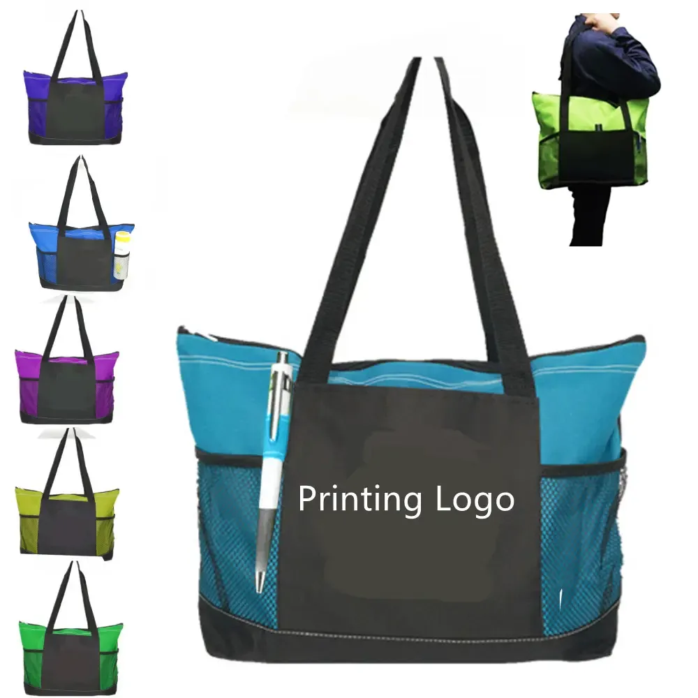 Feather Flight Zippered Tote Bag 9