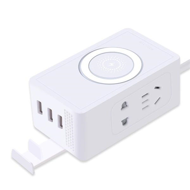 Multi-Function Wireless Charger Cube Socket 5