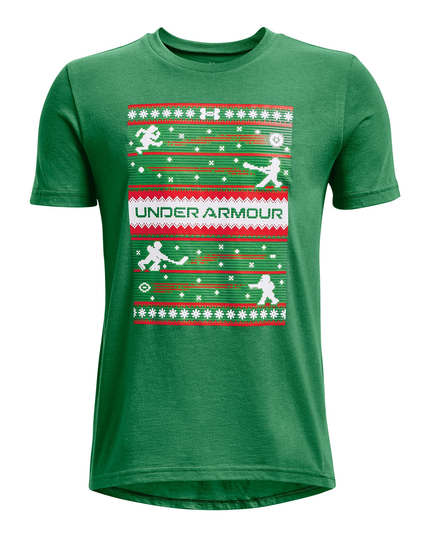 Boys' UA Holiday Sports Sweater Short Sleeve 3