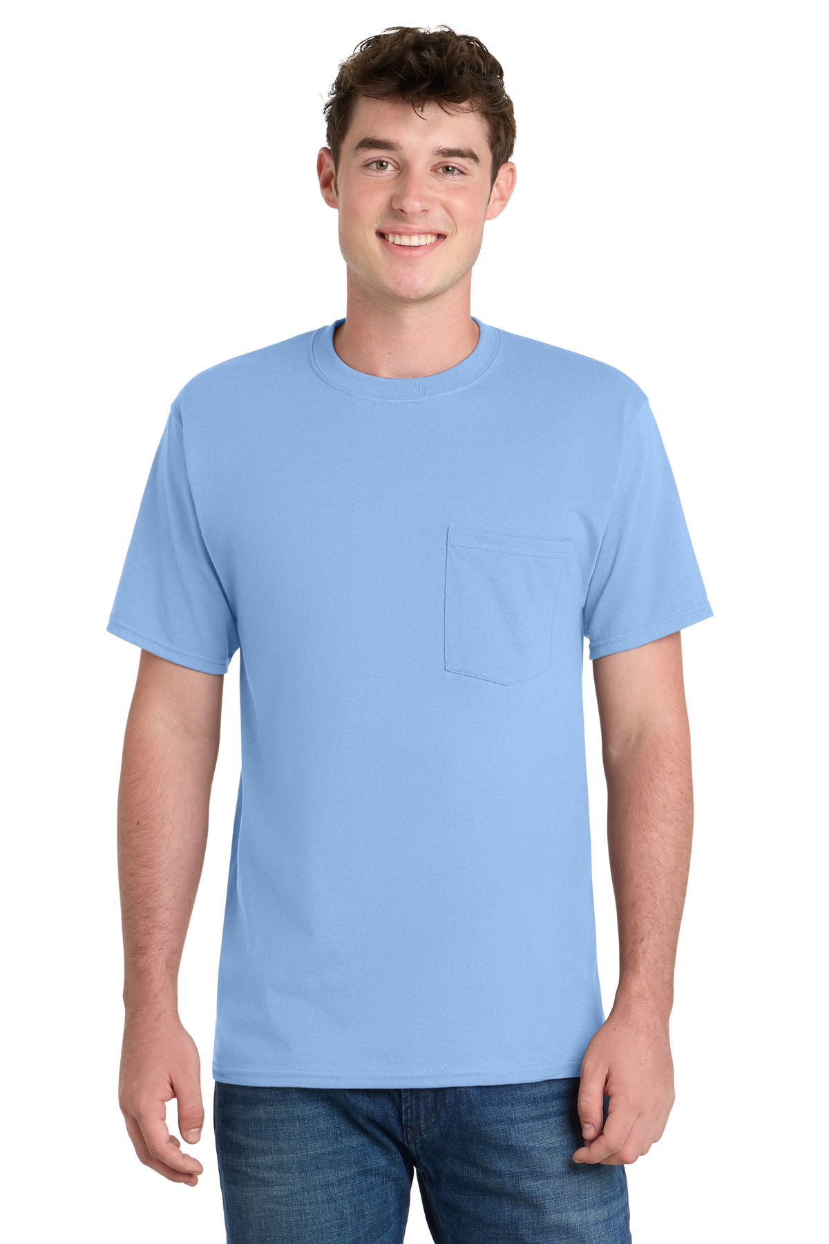 Port & Co Tall Essential Pocket Tee. PC61PT 84