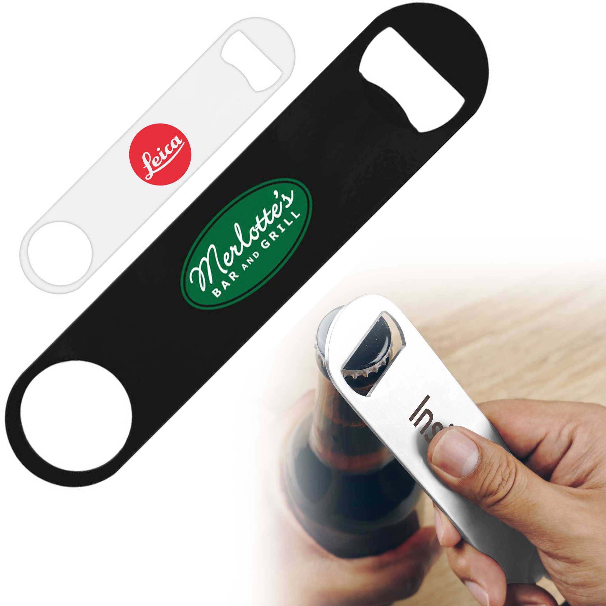 Bartender's Colored Stainless Steel Bottle Opener 3