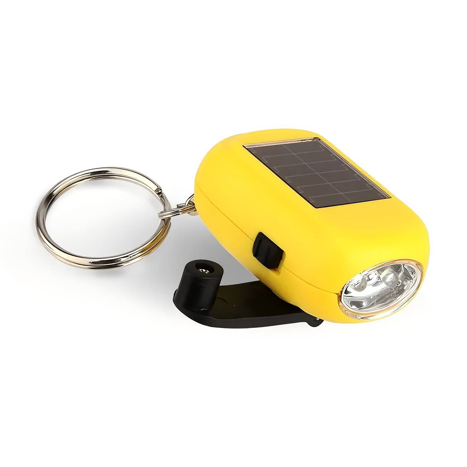 Mini Solar Hand-Crank LED Flashlight for Emergency Use 3