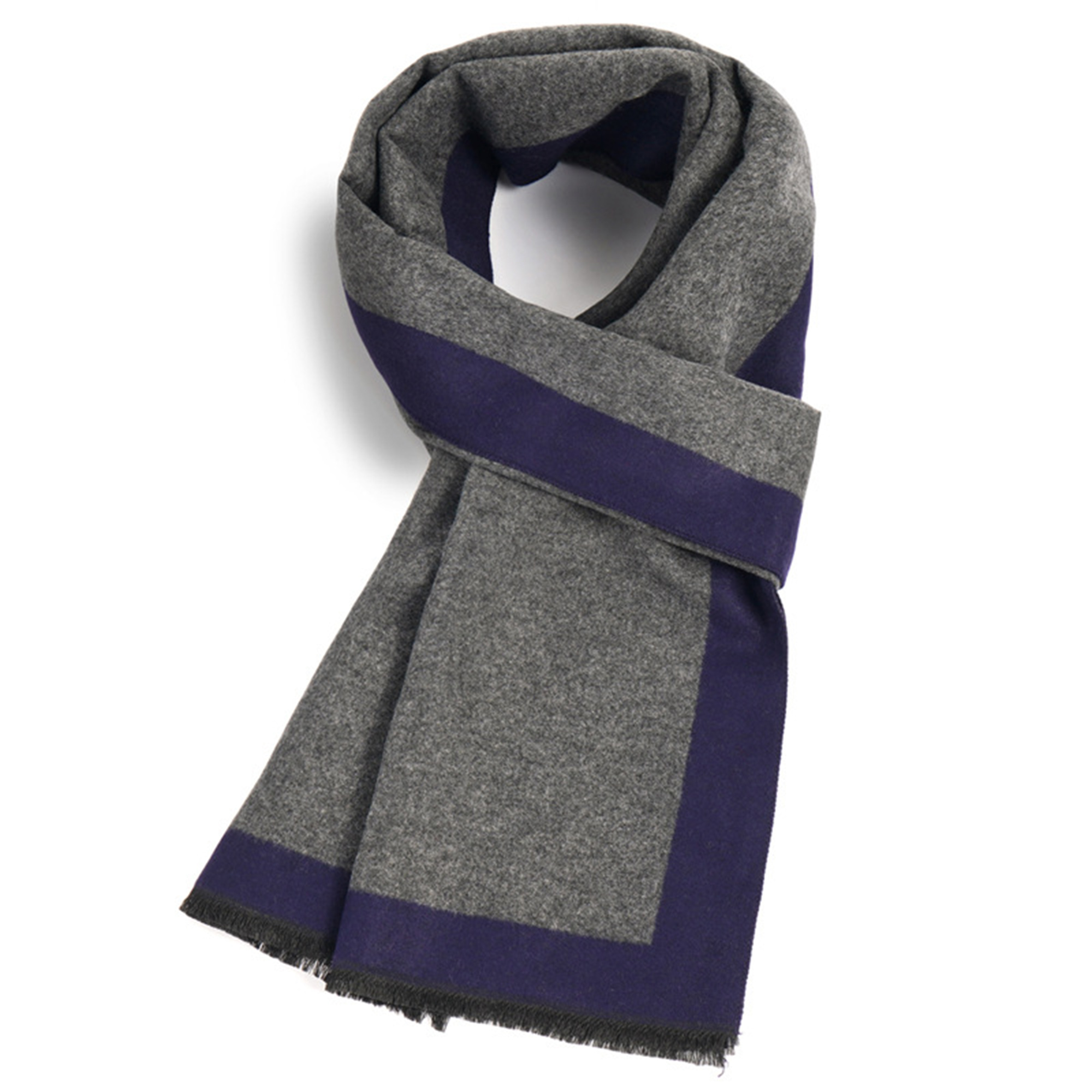 Winter Plaid Faux Cashmere Scarf Shawl 9