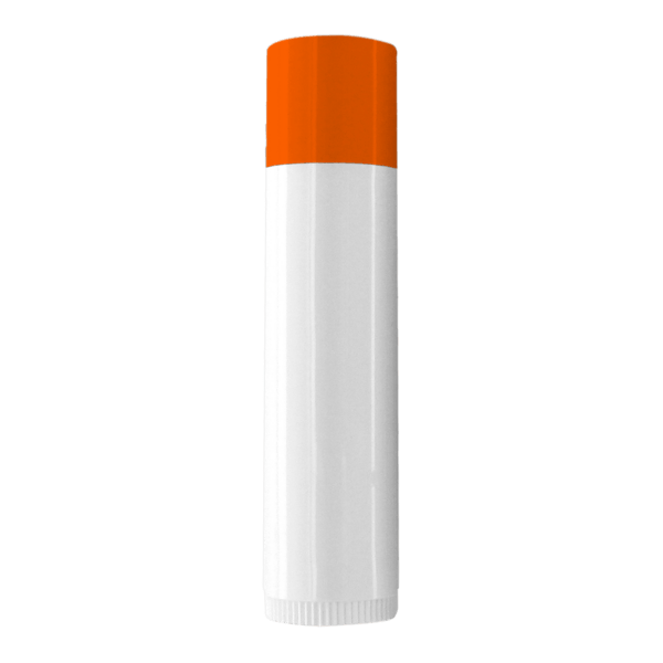SPF 15 Lip Balm in White Tube with Colored Cap 11