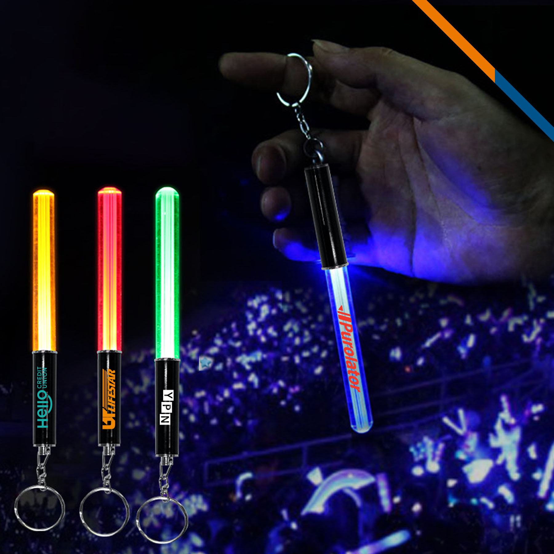 LiteGrip Mini LED Light-Up Stick Keychain 6