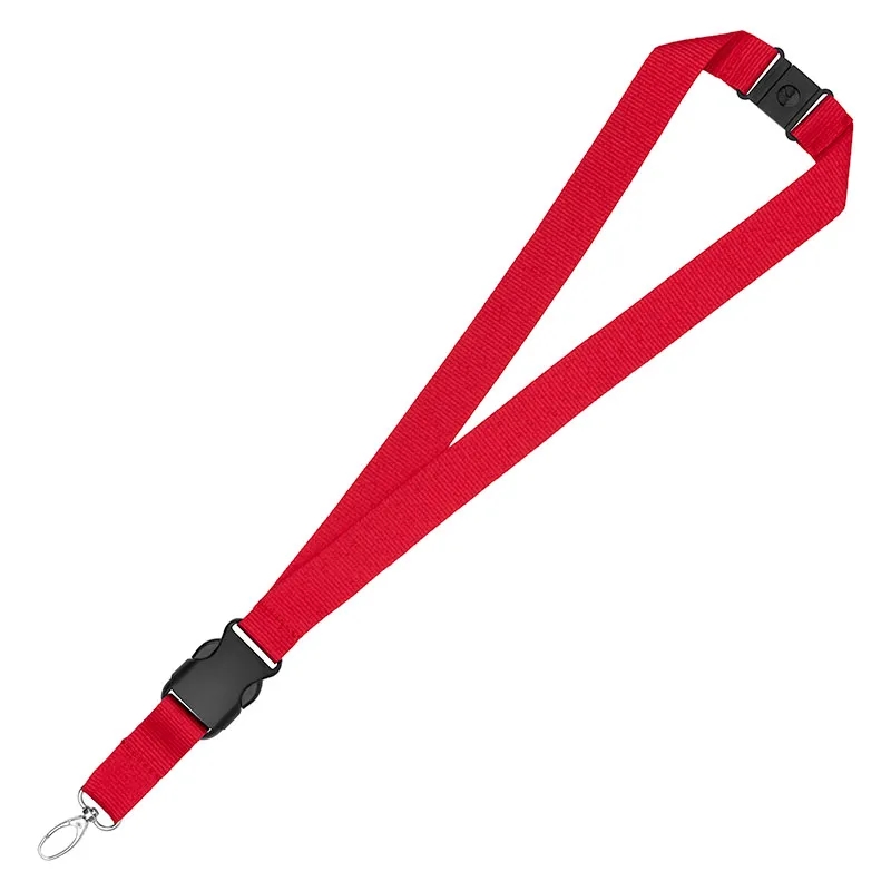 1" Eco Friendly rPET Lanyard w/ Buckle and Safety Breakaway 4