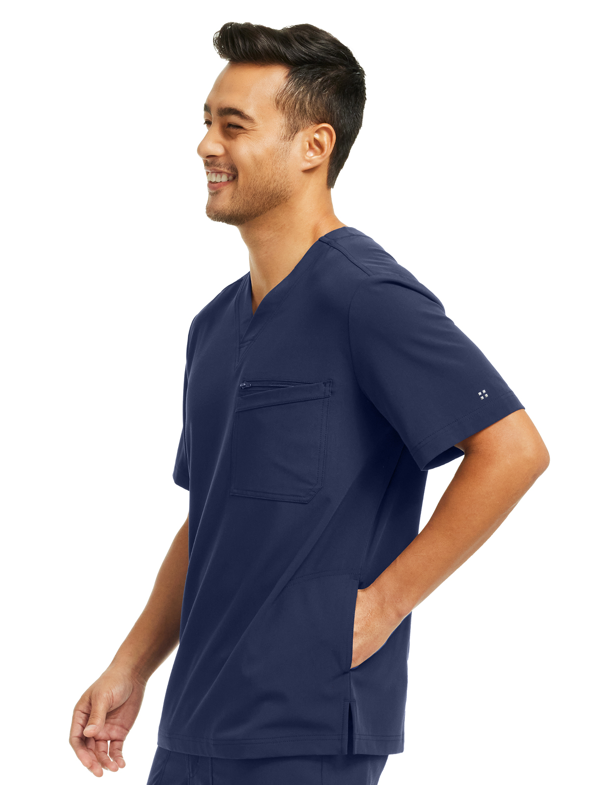 White Cross - CRFT - Men's Four-Pocket V-Neck Top 17