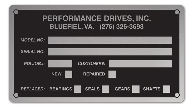 Industrial Sublimated Aluminum Plates (20-29 Sq. Inches) 1