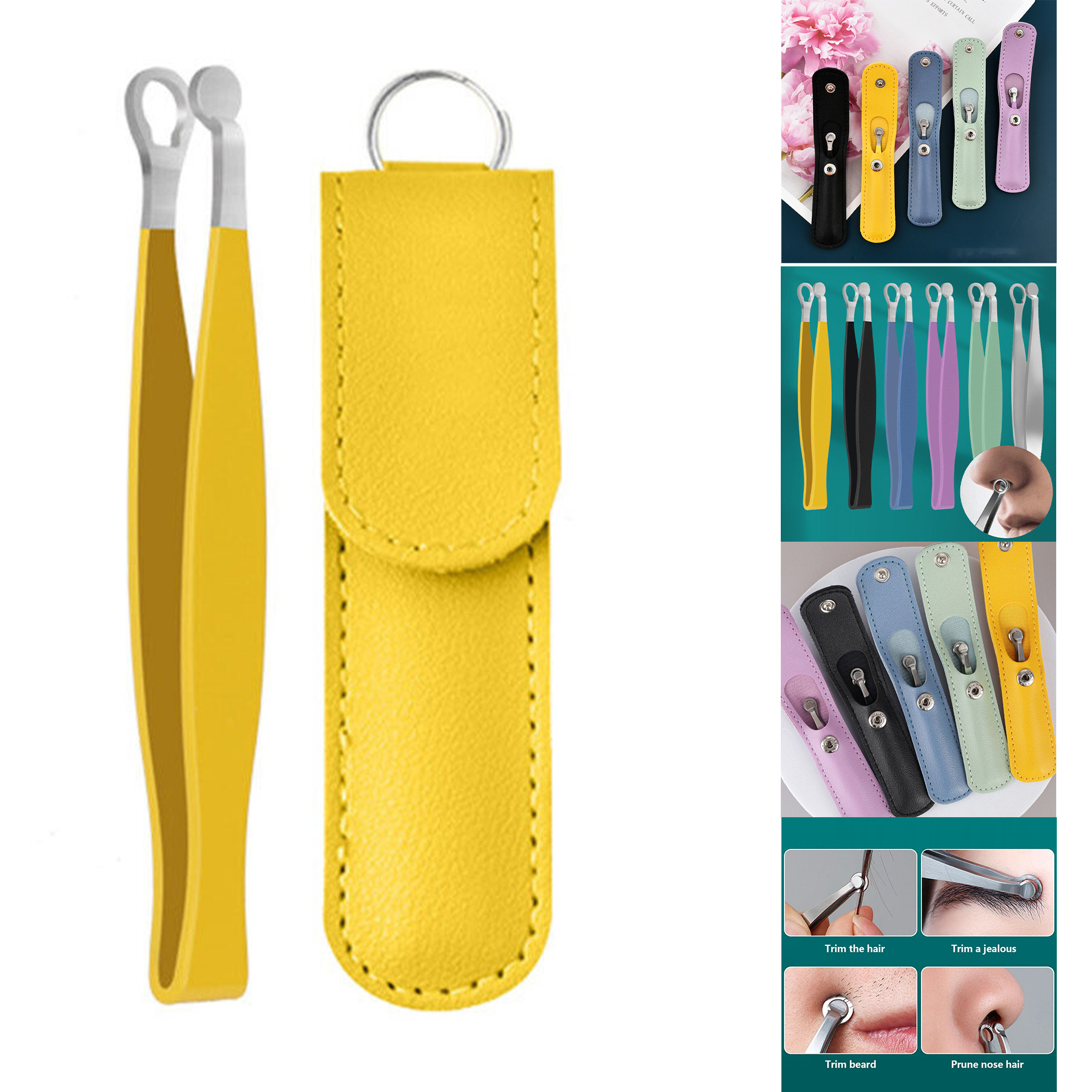 Universal Nose Hair Trimming Tweezers 2