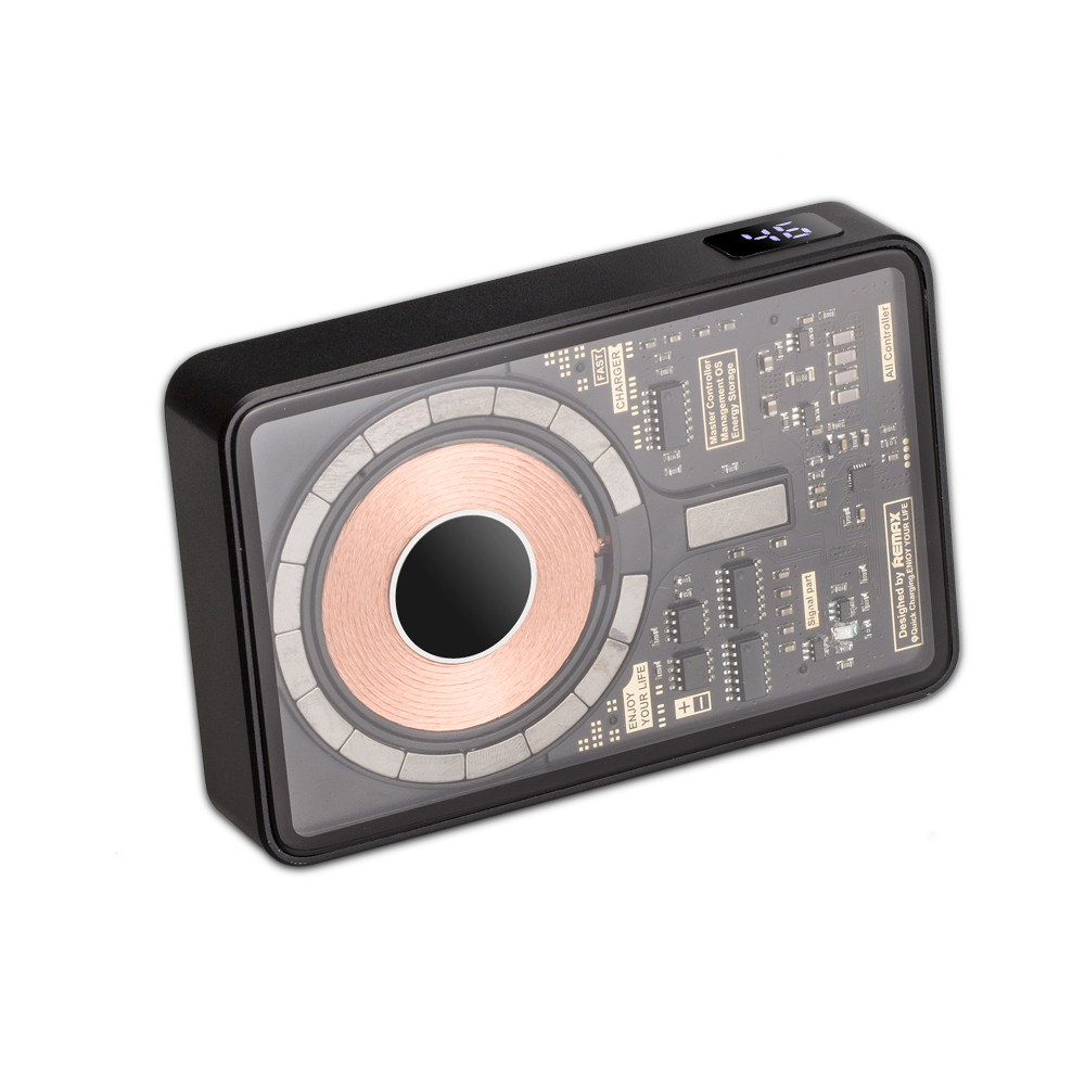 Transparent MagSafe 15W Wireless Charger & 10000mAh Power Bank with Phone Stand 34