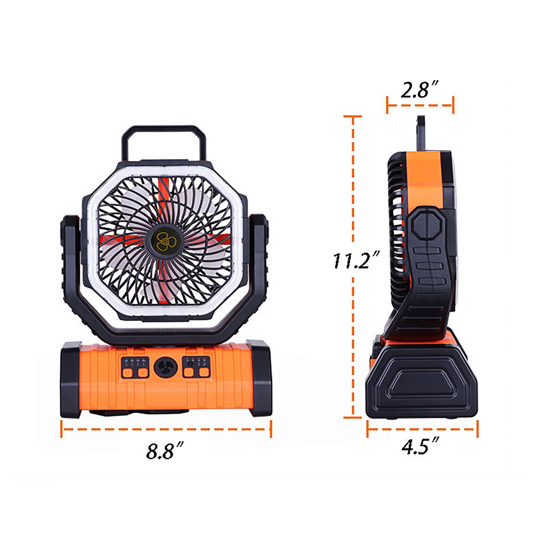 Rechargeable Led Camping Fan 4