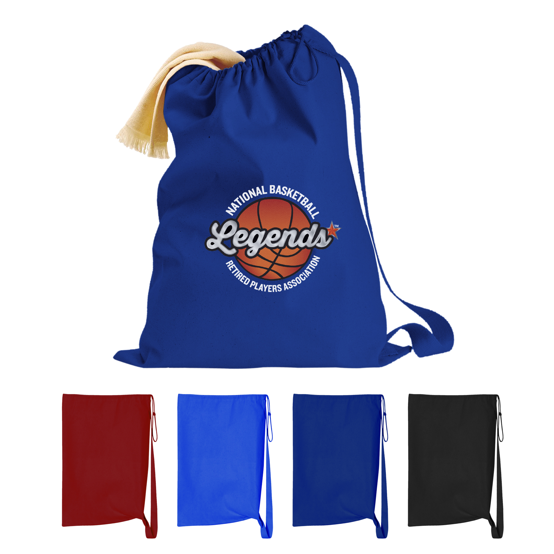 LARGE HEAVY CANVAS DRAWSTRING LAUNDRY BAG - 22" x 33"_R128BLY 7